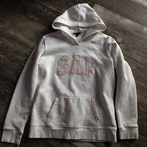 Gap white cotton hoodie Sz M